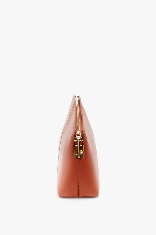 Clutches Women Victoria Beckham Victoria Clutch Bag In Tan Leather