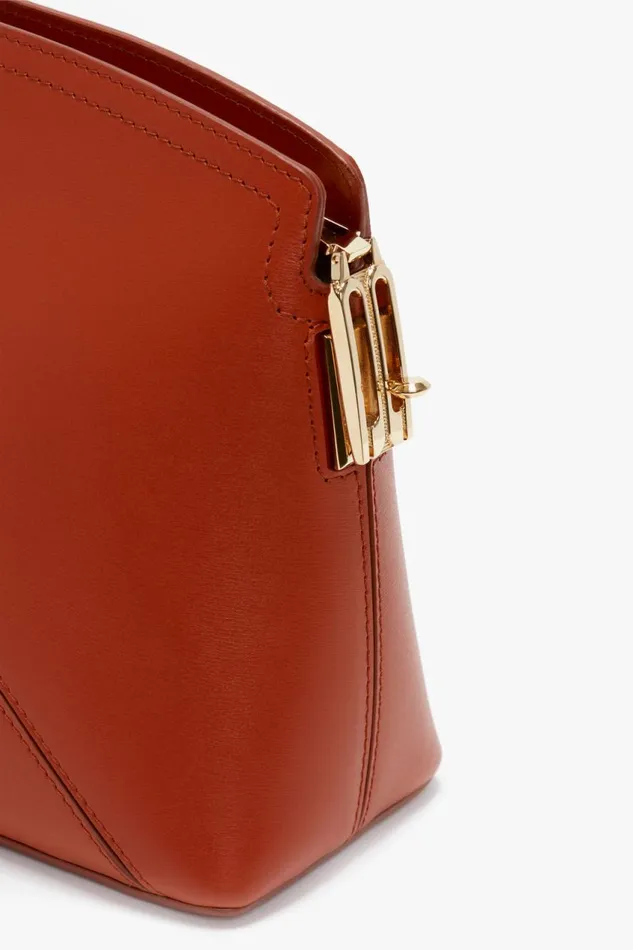 Clutches Women Victoria Beckham Victoria Clutch Bag In Tan Leather
