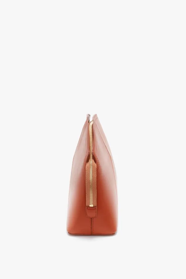 Clutches Women Victoria Beckham Victoria Clutch Bag In Tan Leather