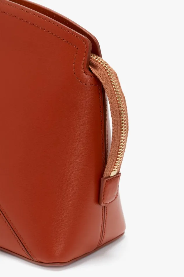 Clutches Women Victoria Beckham Victoria Clutch Bag In Tan Leather