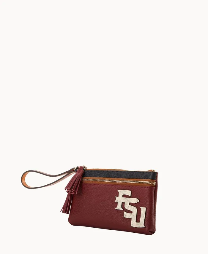 Collegiate Florida State Double Zip Wristlet Florida State ManWoman Dooney and Bourke Wallets Collegiate Florida State Double Zip Wristlet Florida State ManWoman Dooney and Bourke Wallets