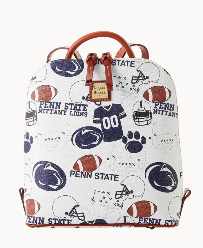 Collegiate Penn State University Zip Pod Backpack Penn State Woman Dooney and Bourke Backpacks Collegiate Penn State University Zip Pod Backpack Penn State Woman Dooney and Bourke Backpacks