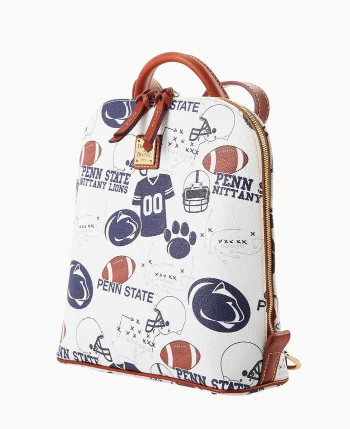 Collegiate Penn State University Zip Pod Backpack Penn State Woman Dooney and Bourke Backpacks Collegiate Penn State University Zip Pod Backpack Penn State Woman Dooney and Bourke Backpacks
