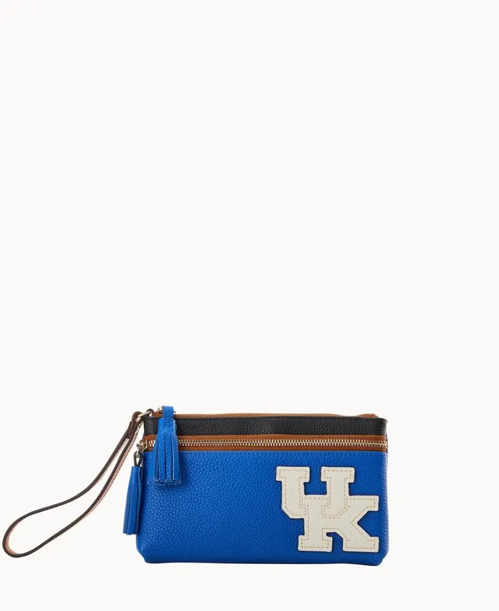 Collegiate University Of Kentucky Double Zip Wristlet University Of Kentucky ManWoman Dooney and Bourke Wallets Collegiate University Of Kentucky Double Zip Wristlet University Of Kentucky ManWoman Dooney and Bourke Wallets