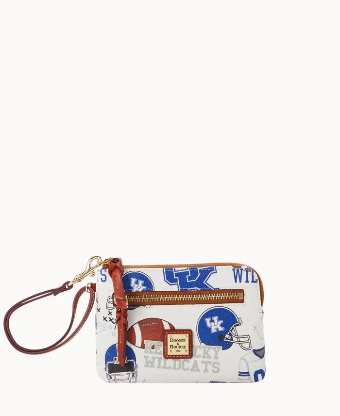 Collegiate University Of Kentucky Zip Around Wristlet White Multi ManWoman Dooney and Bourke Wallets Collegiate University Of Kentucky Zip Around Wristlet White Multi ManWoman Dooney and Bourke Wallets