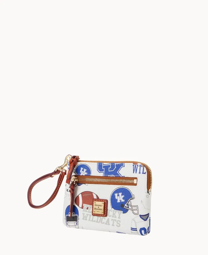 Collegiate University Of Kentucky Zip Around Wristlet White Multi ManWoman Dooney and Bourke Wallets Collegiate University Of Kentucky Zip Around Wristlet White Multi ManWoman Dooney and Bourke Wallets
