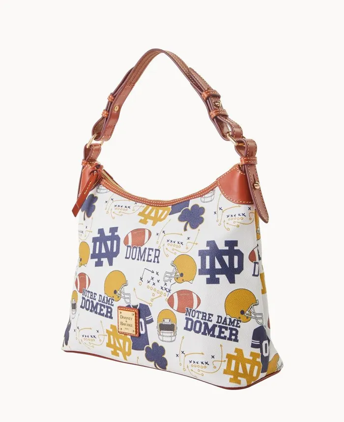 Collegiate University Of Notre Dame Hobo Notre Dame Woman Dooney and Bourke Shoulder Bags Collegiate University Of Notre Dame Hobo Notre Dame Woman Dooney and Bourke Shoulder Bags