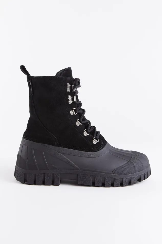Combat Boots Women Stutterheim Patrol Boot Suede Black