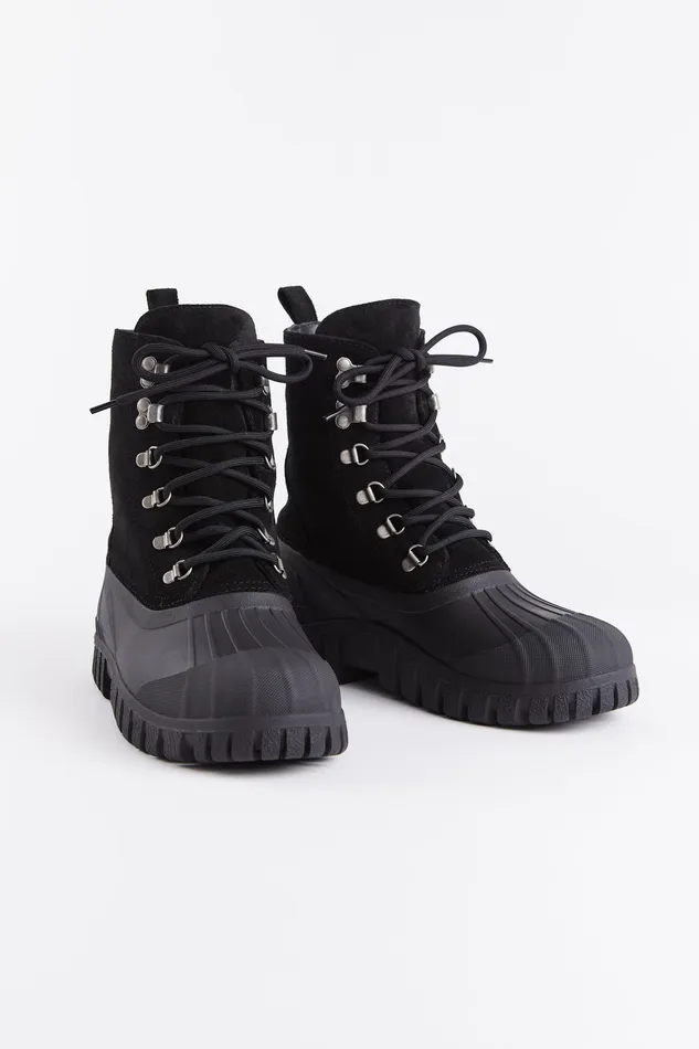 Combat Boots Women Stutterheim Patrol Boot Suede Black
