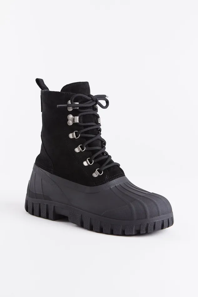 Combat Boots Women Stutterheim Patrol Boot Suede Black