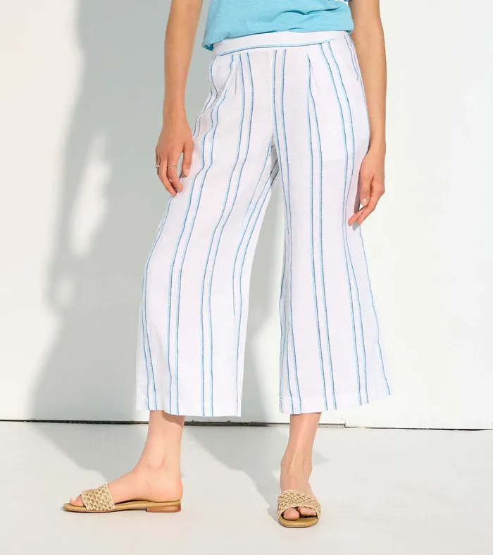 Cropped Wide Leg Pants 8211 Sunny Stripes Hatley