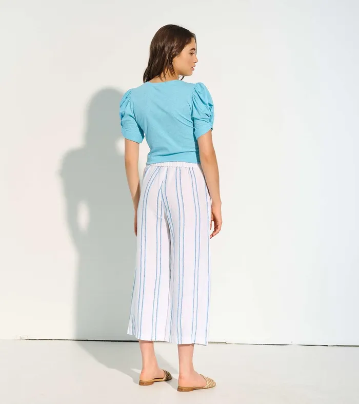 Cropped Wide Leg Pants 8211 Sunny Stripes Hatley