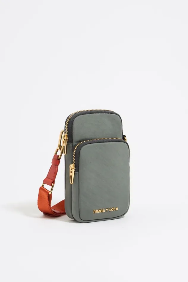 Dark Gray Nylon Mini Bag Dark Grey Women Bimba Y Lola Mini Bags