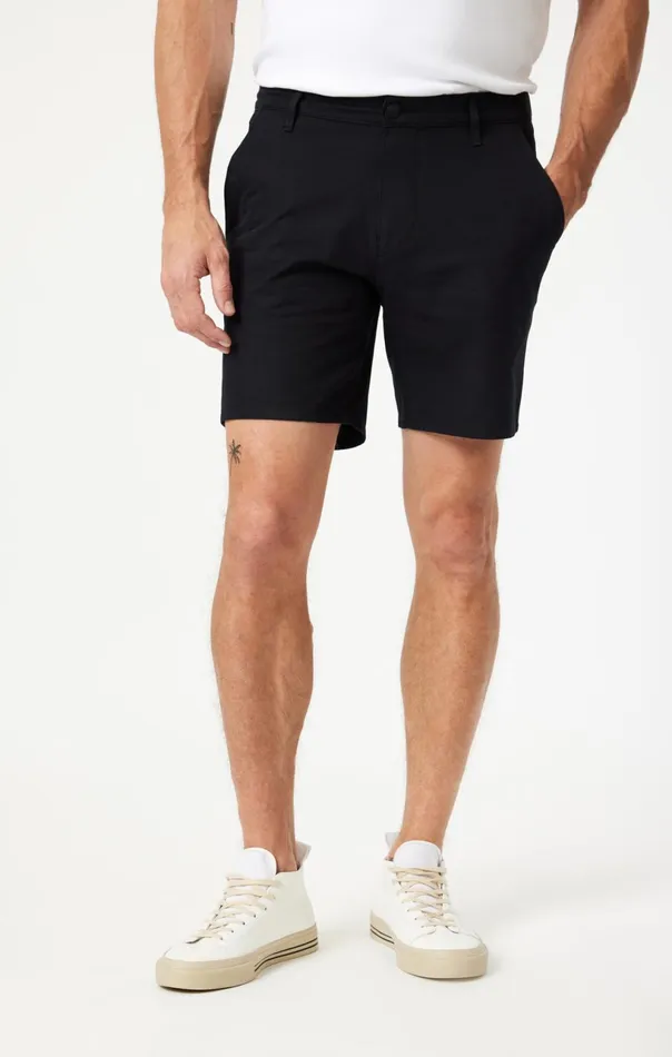 Darren Chino Shorts In Black True Move Men Mavi Jeans Shorts