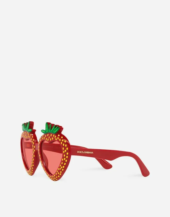 Dolce and Gabbana Accessories Children Farmer Sunglasses Red Dolce and Gabbana Accessories Children Farmer Sunglasses Red