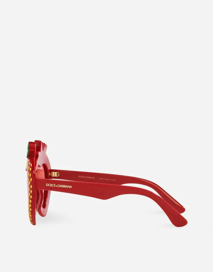 Dolce and Gabbana Accessories Children Farmer Sunglasses Red Dolce and Gabbana Accessories Children Farmer Sunglasses Red