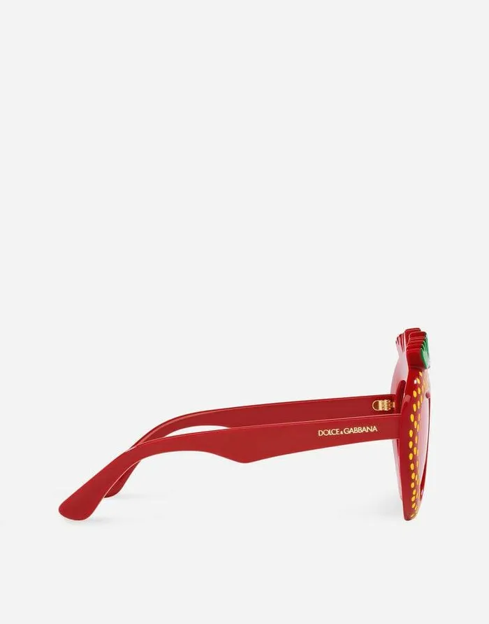 Dolce and Gabbana Accessories Children Farmer Sunglasses Red Dolce and Gabbana Accessories Children Farmer Sunglasses Red