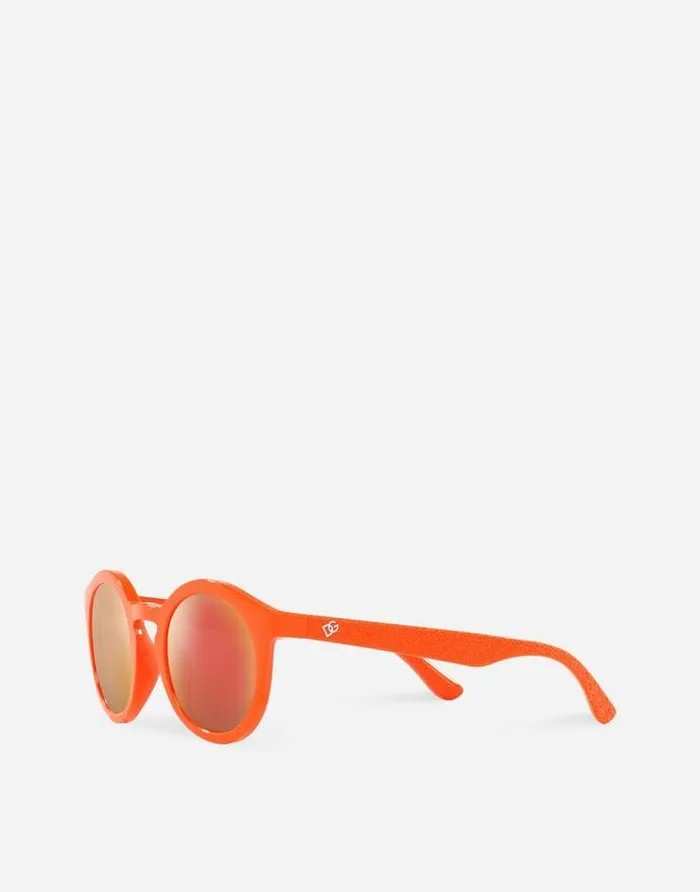 Dolce and Gabbana Accessories Children Gamers Sunglasses Orange