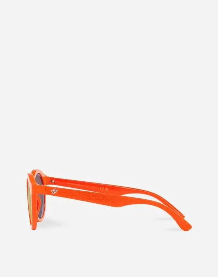 Dolce and Gabbana Accessories Children Gamers Sunglasses Orange