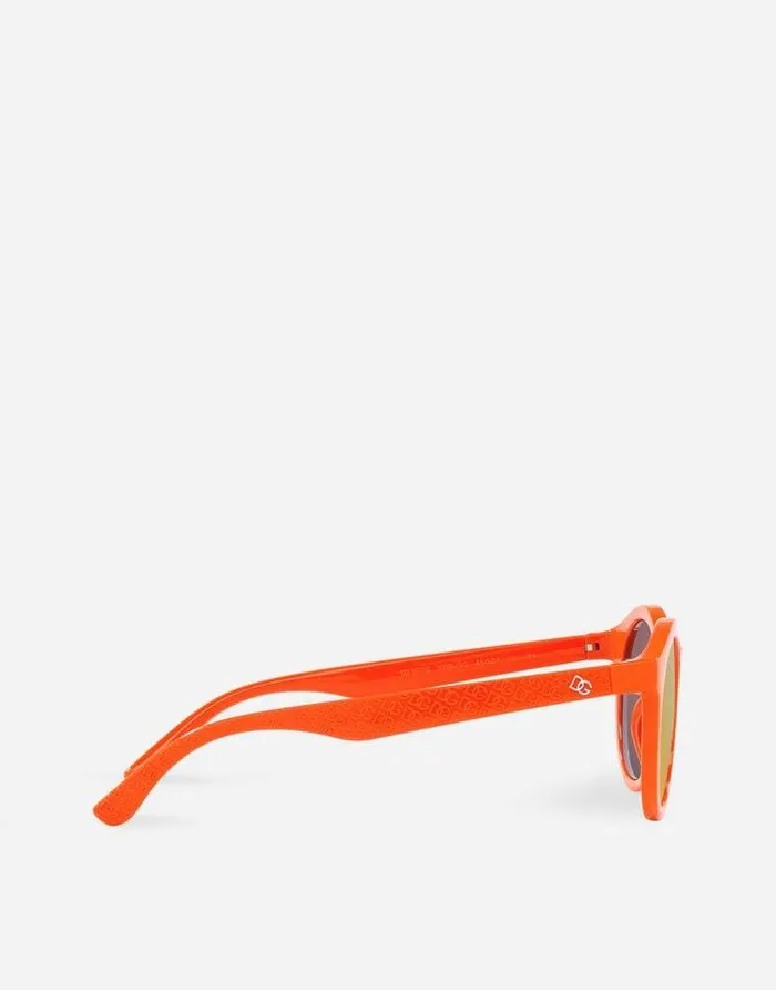 Dolce and Gabbana Accessories Children Gamers Sunglasses Orange