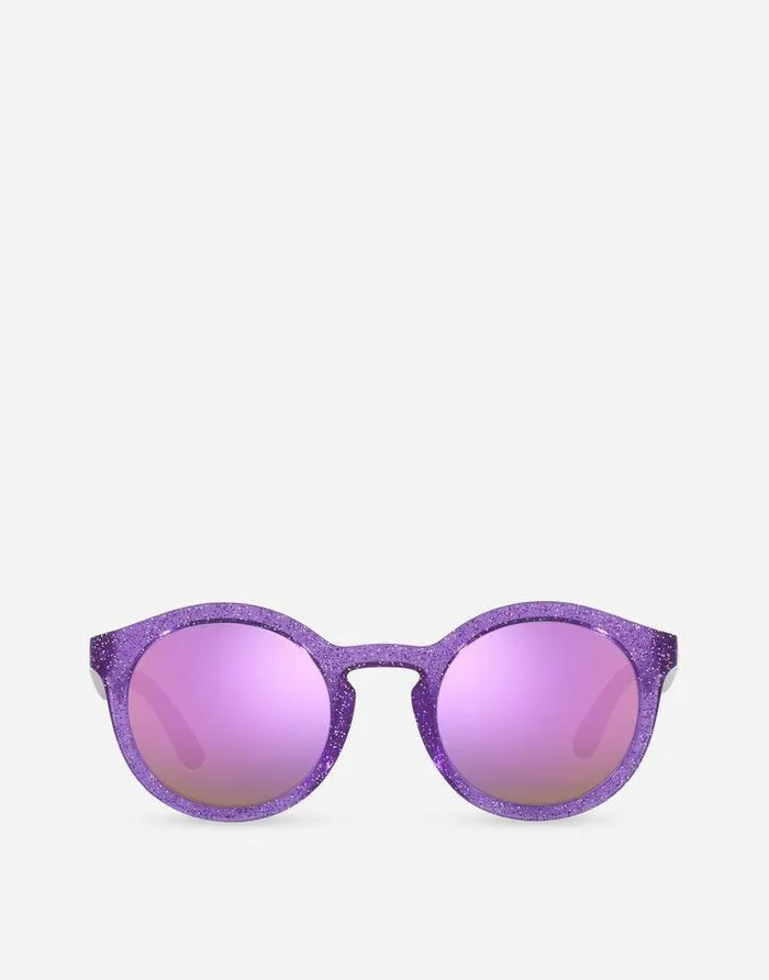 Dolce and Gabbana Accessories Children New Pattern Sunglasses Purple
