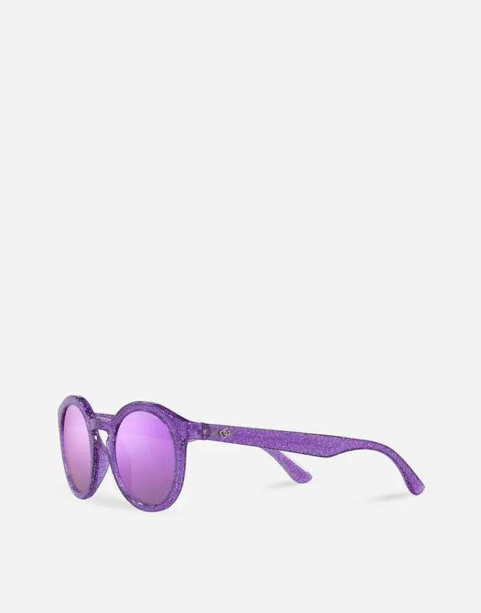Dolce and Gabbana Accessories Children New Pattern Sunglasses Purple Dolce and Gabbana Accessories Children New Pattern Sunglasses Purple