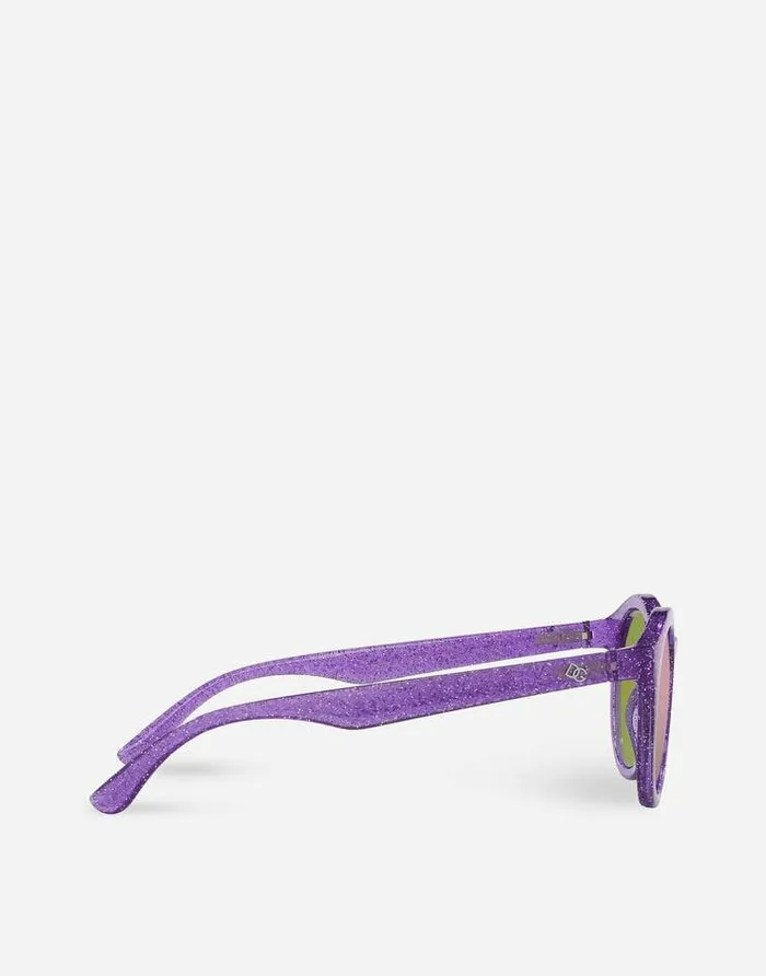 Dolce and Gabbana Accessories Children New Pattern Sunglasses Purple Dolce and Gabbana Accessories Children New Pattern Sunglasses Purple
