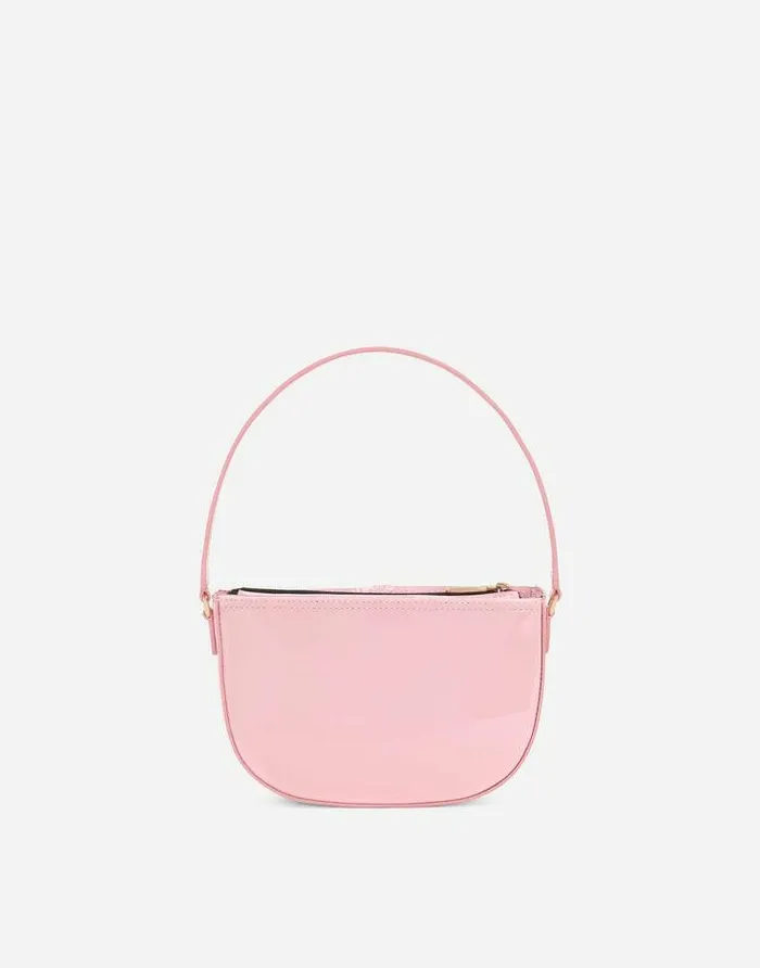 Dolce and Gabbana Accessories Children Patent Leather DG Girlie Shoulder Bag Pink Dolce and Gabbana Accessories Children Patent Leather DG Girlie Shoulder Bag Pink