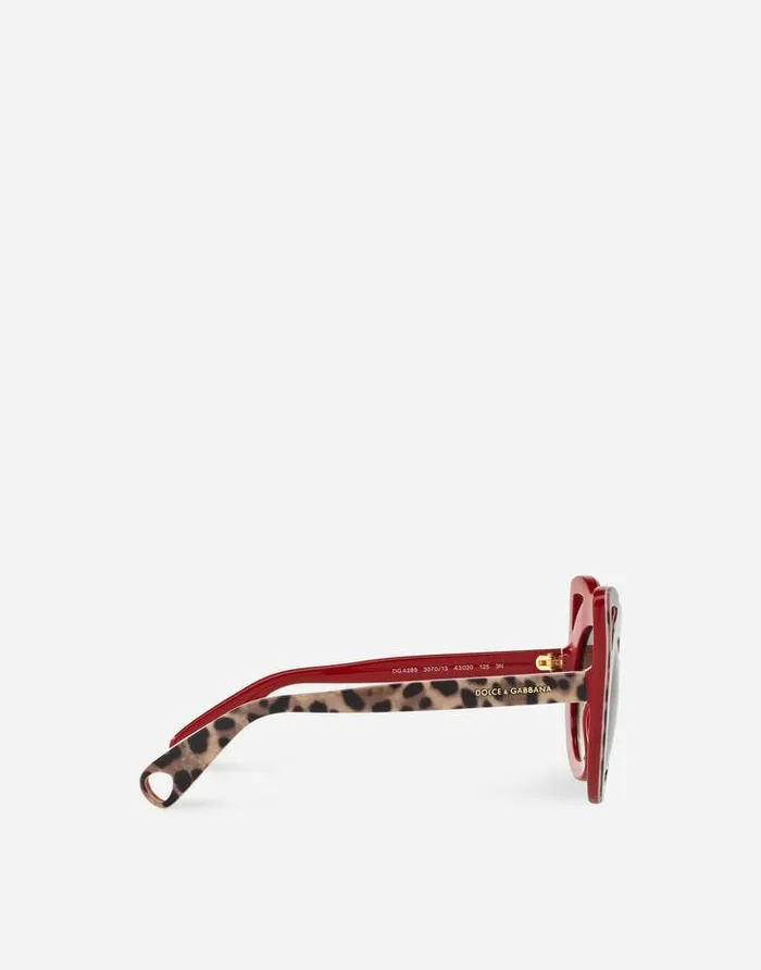 Dolce and Gabbana Accessories Children Zambia Sunglasses Leo Print