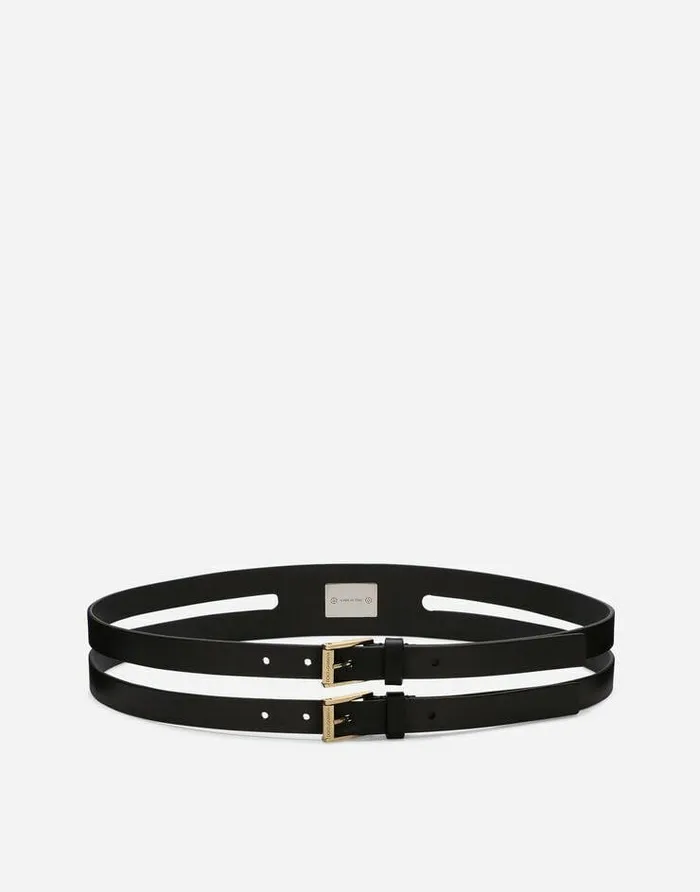Dolce and Gabbana Belts Women Belt With Logo Tag Multicolor Dolce and Gabbana Belts Women Belt With Logo Tag Multicolor