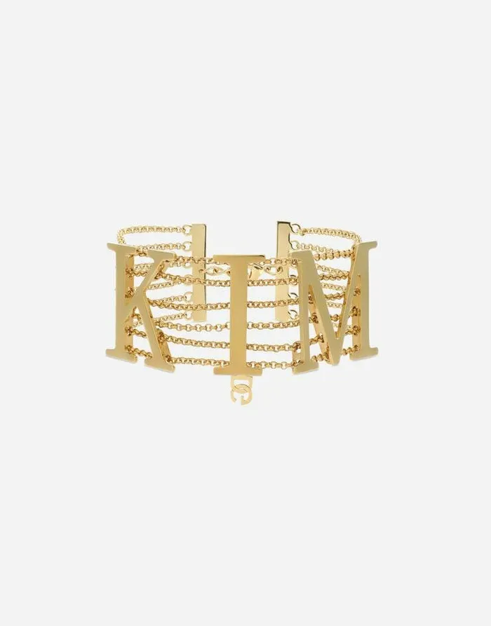 Dolce and Gabbana Bijoux Women KIM DOLCEandGABBANA Semirigid KIM Multichain Choker Gold Dolce and Gabbana Bijoux Women KIM DOLCEandGABBANA Semirigid KIM Multichain Choker Gold