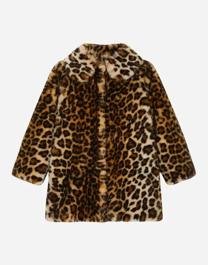 Dolce and Gabbana Coats And Jackets Children Leopardprint Faux Fur Coat Animal Print Dolce and Gabbana Coats And Jackets Children Leopardprint Faux Fur Coat Animal Print