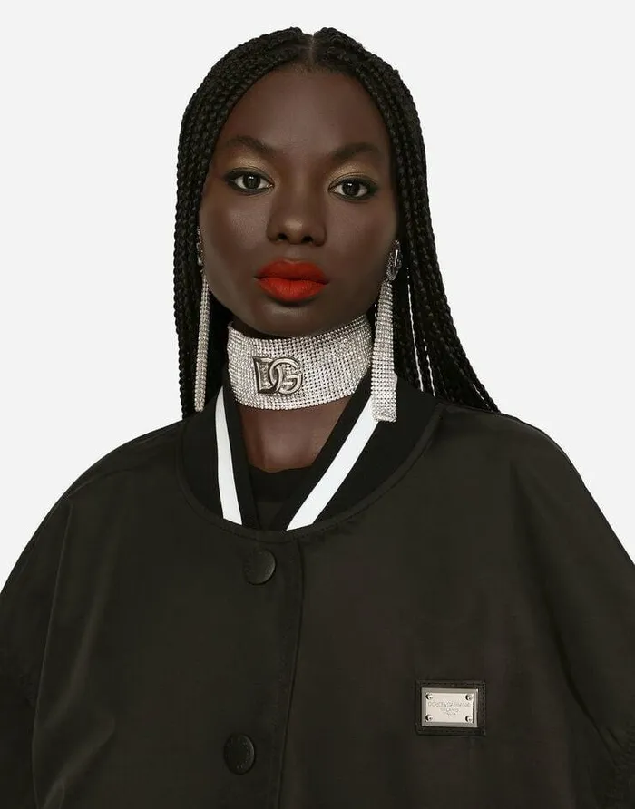 Dolce and Gabbana Coats And Jackets Women Nylon Jacket Black Dolce and Gabbana Coats And Jackets Women Nylon Jacket Black