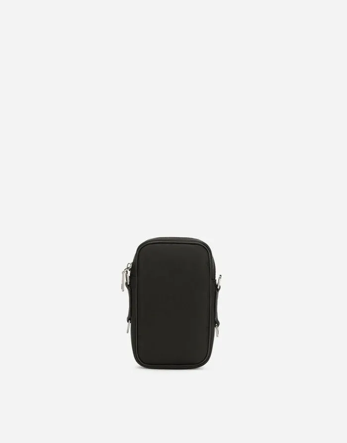 Dolce and Gabbana Crossbody Bags Men Grainy Calfskin Crossbody Bag Black Dolce and Gabbana Crossbody Bags Men Grainy Calfskin Crossbody Bag Black