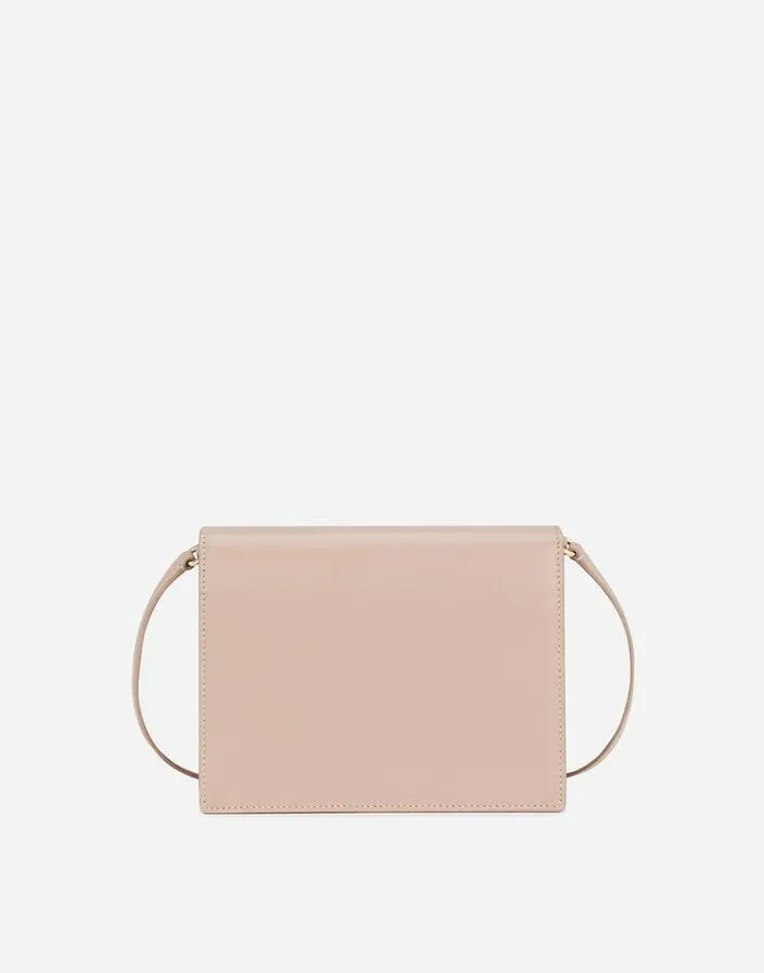 Dolce and Gabbana DG Logo Bag Women Calfskin DG Logo Crossbody Bag Pale Pink Dolce and Gabbana DG Logo Bag Women Calfskin DG Logo Crossbody Bag Pale Pink