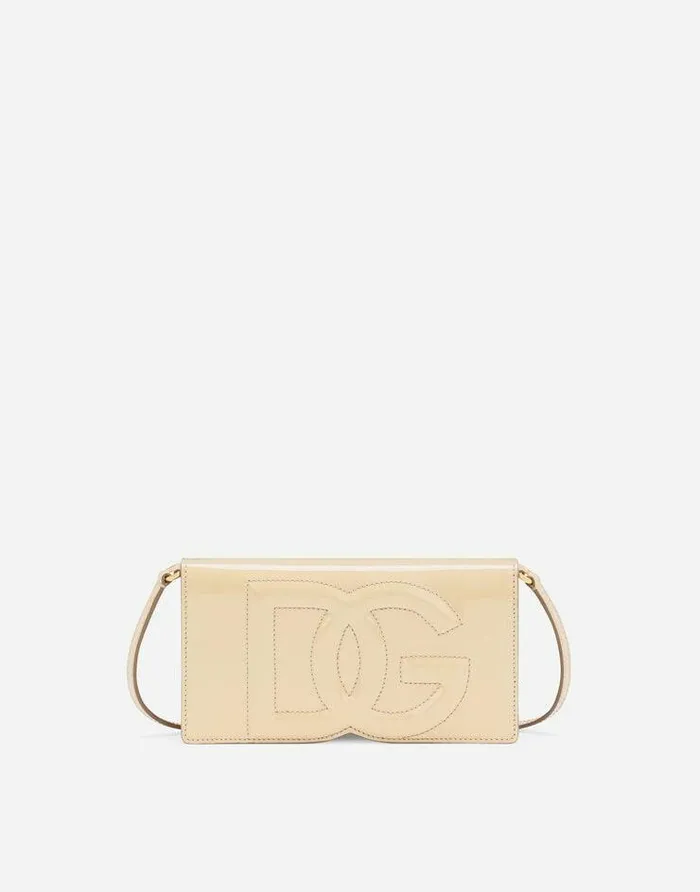 Dolce and Gabbana DG Logo Bag Women DG Logo Phone Bag Beige