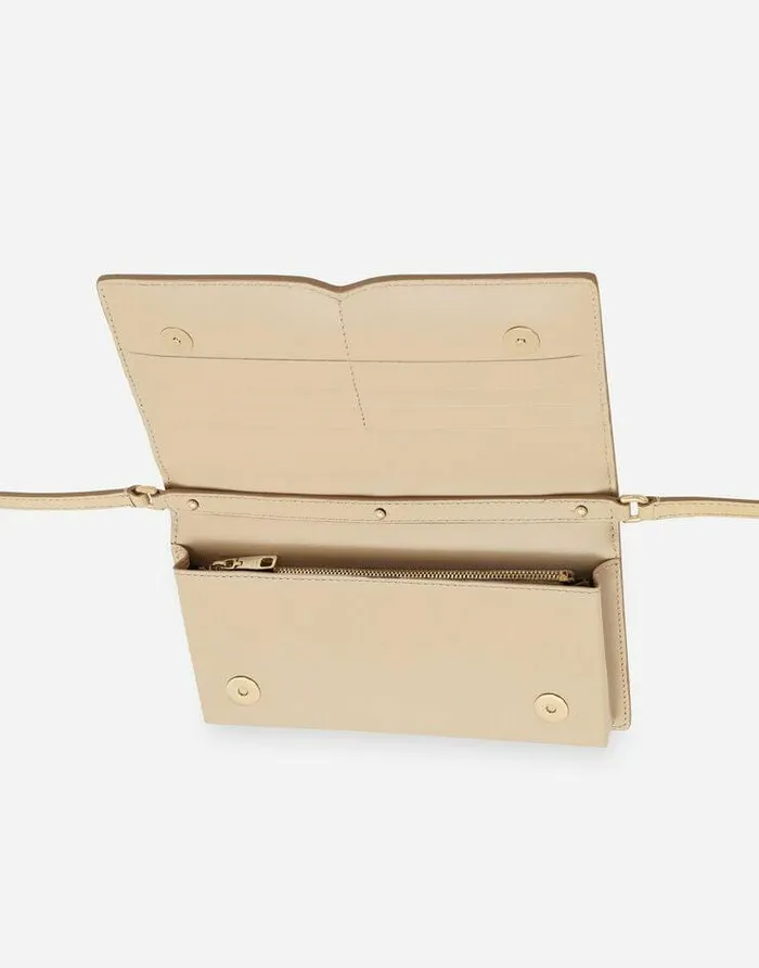 Dolce and Gabbana DG Logo Bag Women DG Logo Phone Bag Beige Dolce and Gabbana DG Logo Bag Women DG Logo Phone Bag Beige