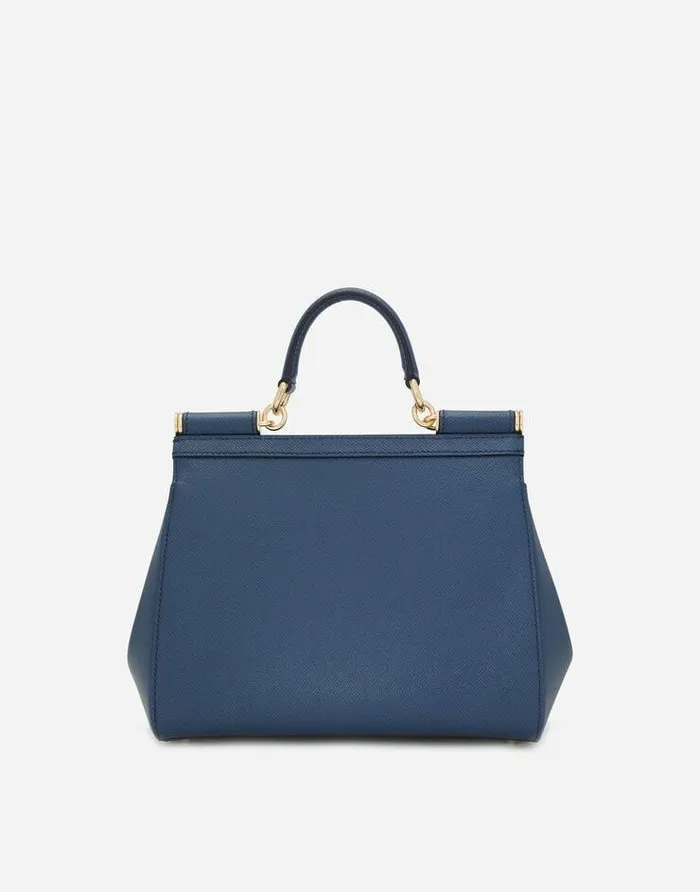 Dolce and Gabbana Handbags Women Large Sicily Handbag Blue