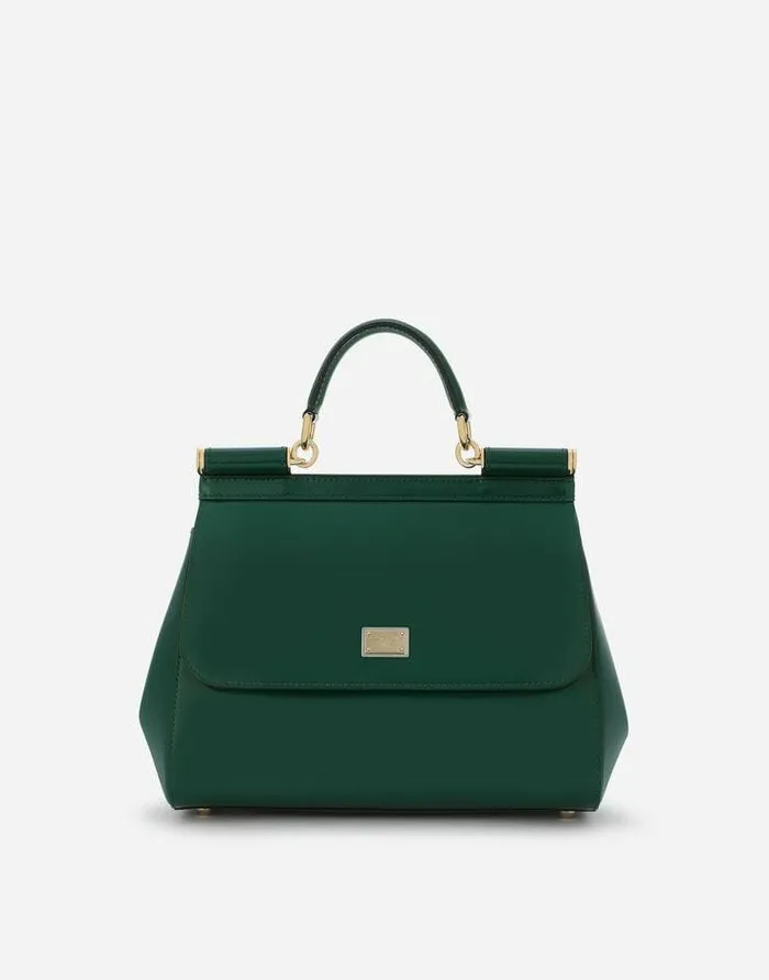 Dolce and Gabbana Handbags Women Large Sicily Handbag Green