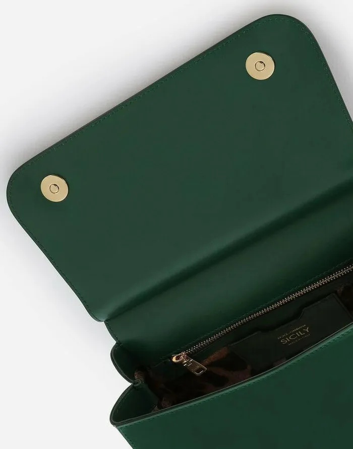 Dolce and Gabbana Handbags Women Large Sicily Handbag Green Dolce and Gabbana Handbags Women Large Sicily Handbag Green