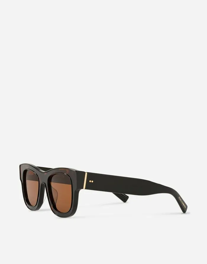 Dolce and Gabbana Icons Men Domenico Deep Sunglasses Havana Dolce and Gabbana Icons Men Domenico Deep Sunglasses Havana