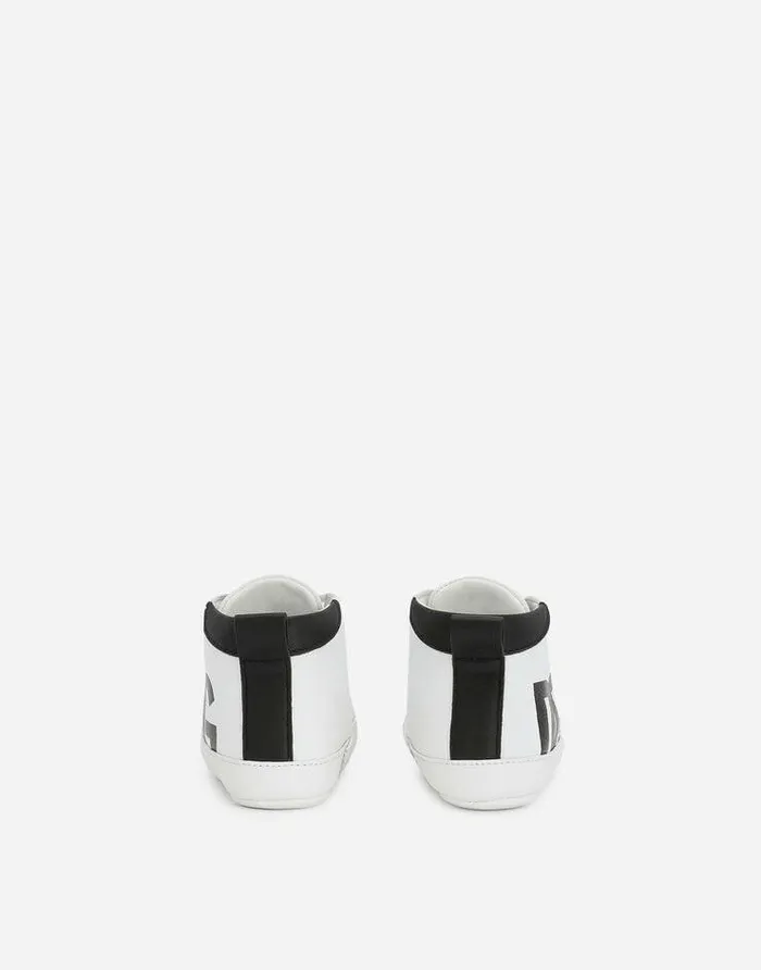 Dolce and Gabbana Newborn Shoes 1620 Children Nappa Leather Sneakers With DG Logo Multicolor Dolce and Gabbana Newborn Shoes 1620 Children Nappa Leather Sneakers With DG Logo Multicolor