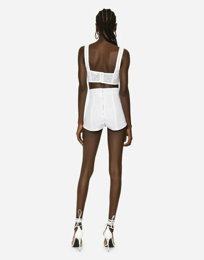 Dolce and Gabbana Shirts And Tops Women Corset Top White