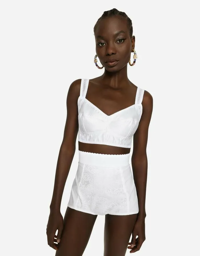 Dolce and Gabbana Shirts And Tops Women Corset Top White