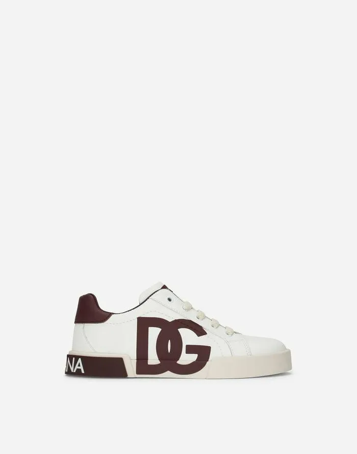 Dolce and Gabbana Shoes 2438 Children Portofino Light Sneakers With DG Logo Print Multicolor Dolce and Gabbana Shoes 2438 Children Portofino Light Sneakers With DG Logo Print Multicolor