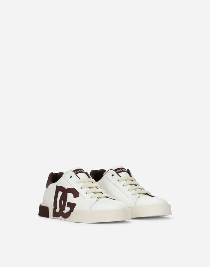 Dolce and Gabbana Shoes 2438 Children Portofino Light Sneakers With DG Logo Print Multicolor Dolce and Gabbana Shoes 2438 Children Portofino Light Sneakers With DG Logo Print Multicolor