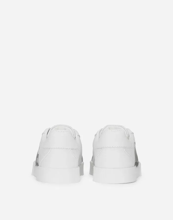 Dolce and Gabbana Shoes For First Steps 1926 Children Portofino Light Sneakers With DG Logo White Dolce and Gabbana Shoes For First Steps 1926 Children Portofino Light Sneakers With DG Logo White
