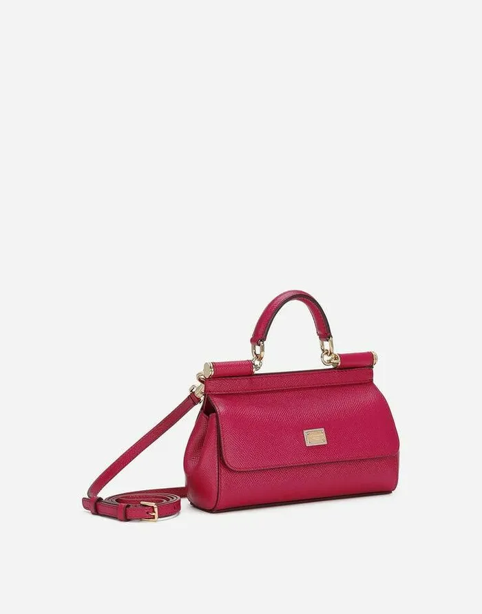 Dolce and Gabbana Sicily Women Small Sicily Handbag Fuchsia Dolce and Gabbana Sicily Women Small Sicily Handbag Fuchsia