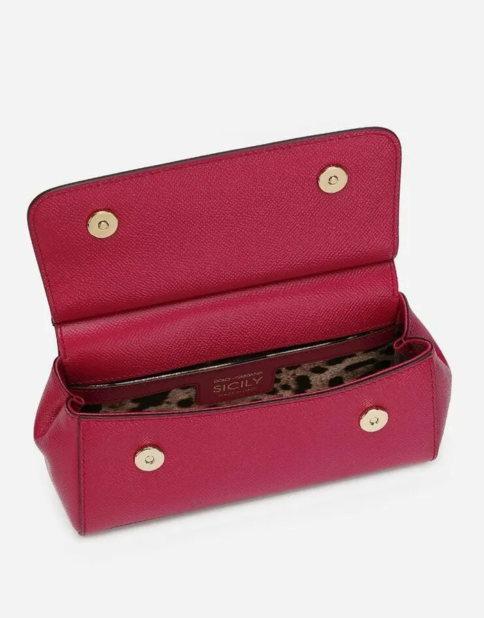 Dolce and Gabbana Sicily Women Small Sicily Handbag Fuchsia Dolce and Gabbana Sicily Women Small Sicily Handbag Fuchsia