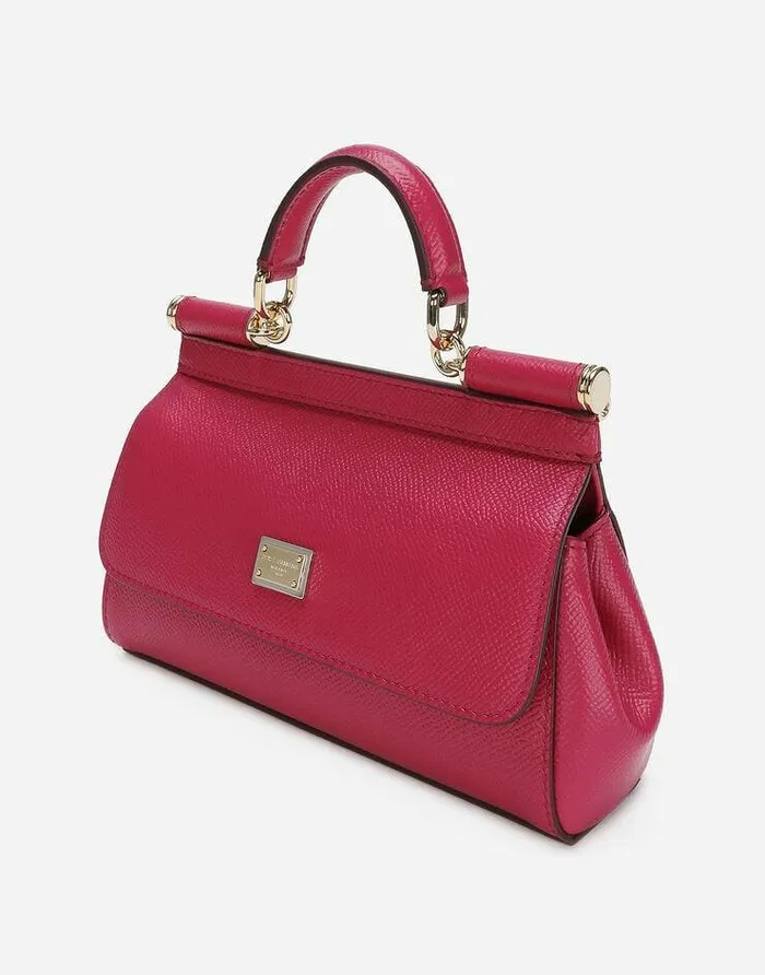 Dolce and Gabbana Sicily Women Small Sicily Handbag Fuchsia Dolce and Gabbana Sicily Women Small Sicily Handbag Fuchsia